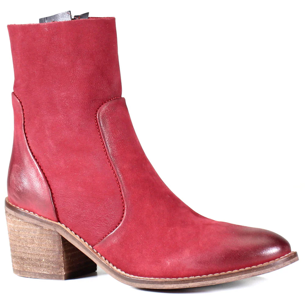 Majestic Round Toe Zippered Boots - Image 2