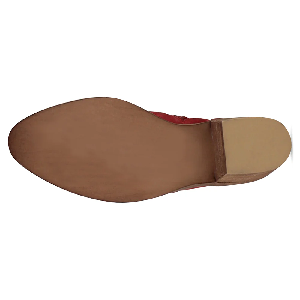 Majestic Round Toe Zippered Boots - Image 5