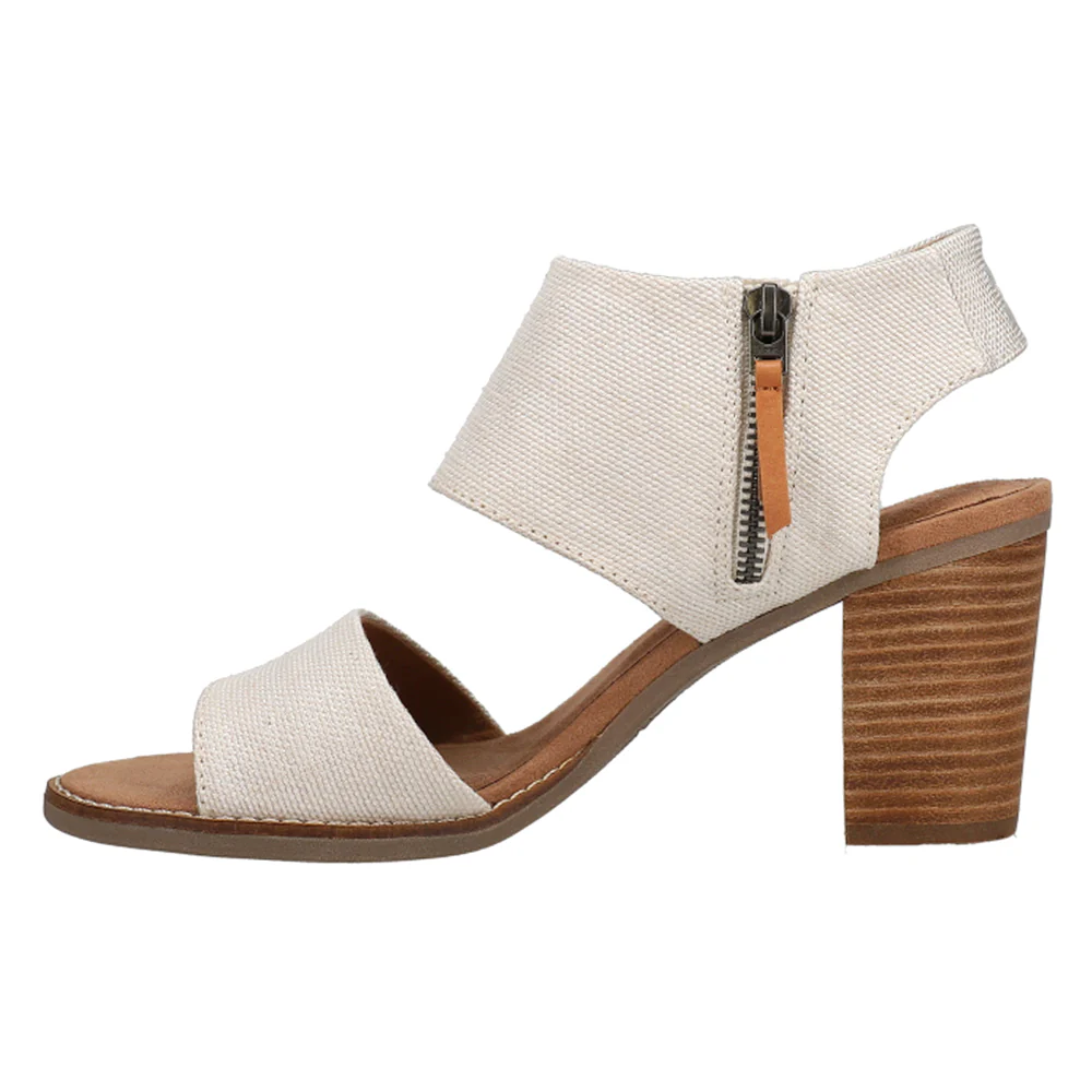 Majorca Cutout Block Heel Sandals - Image 3
