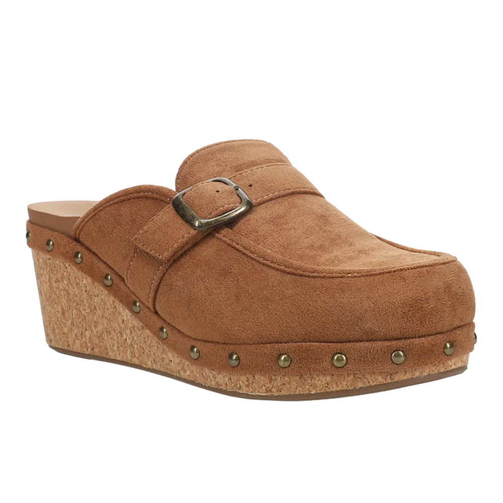 Make Em Blush Studded Clogs - Image 2