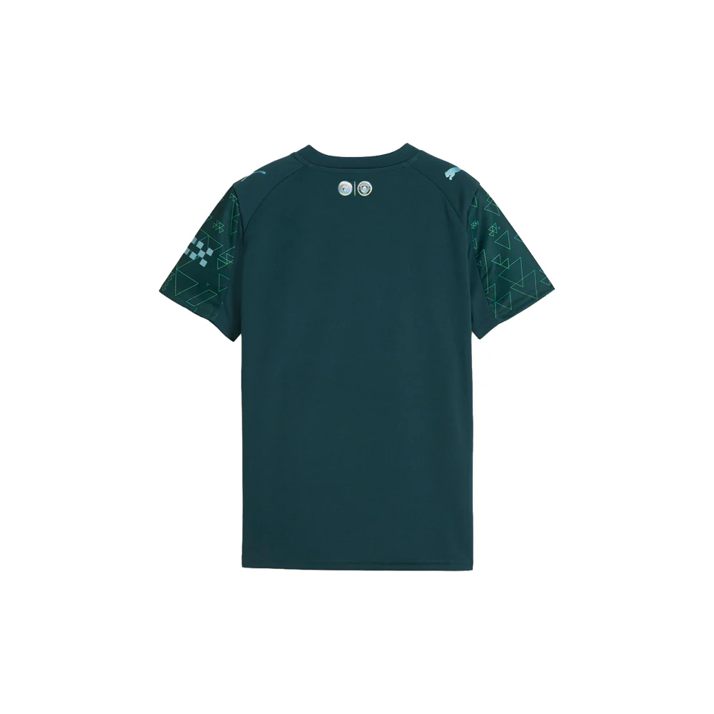 Manchester City 25/26 4th Crew Neck Short Sleeve Soccer Jersey (Youth) - Image 2