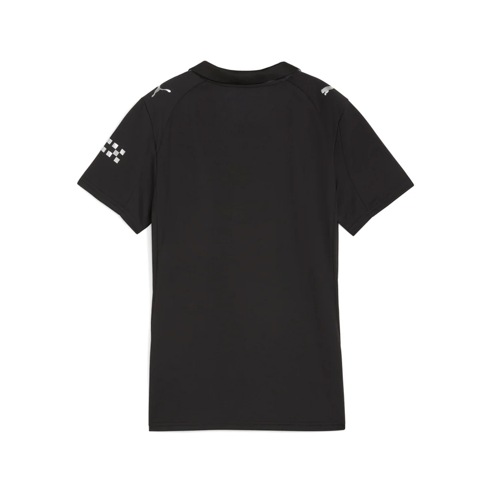 Manchester City Logo Collared Short Sleeve Soccer Jersey - Image 2