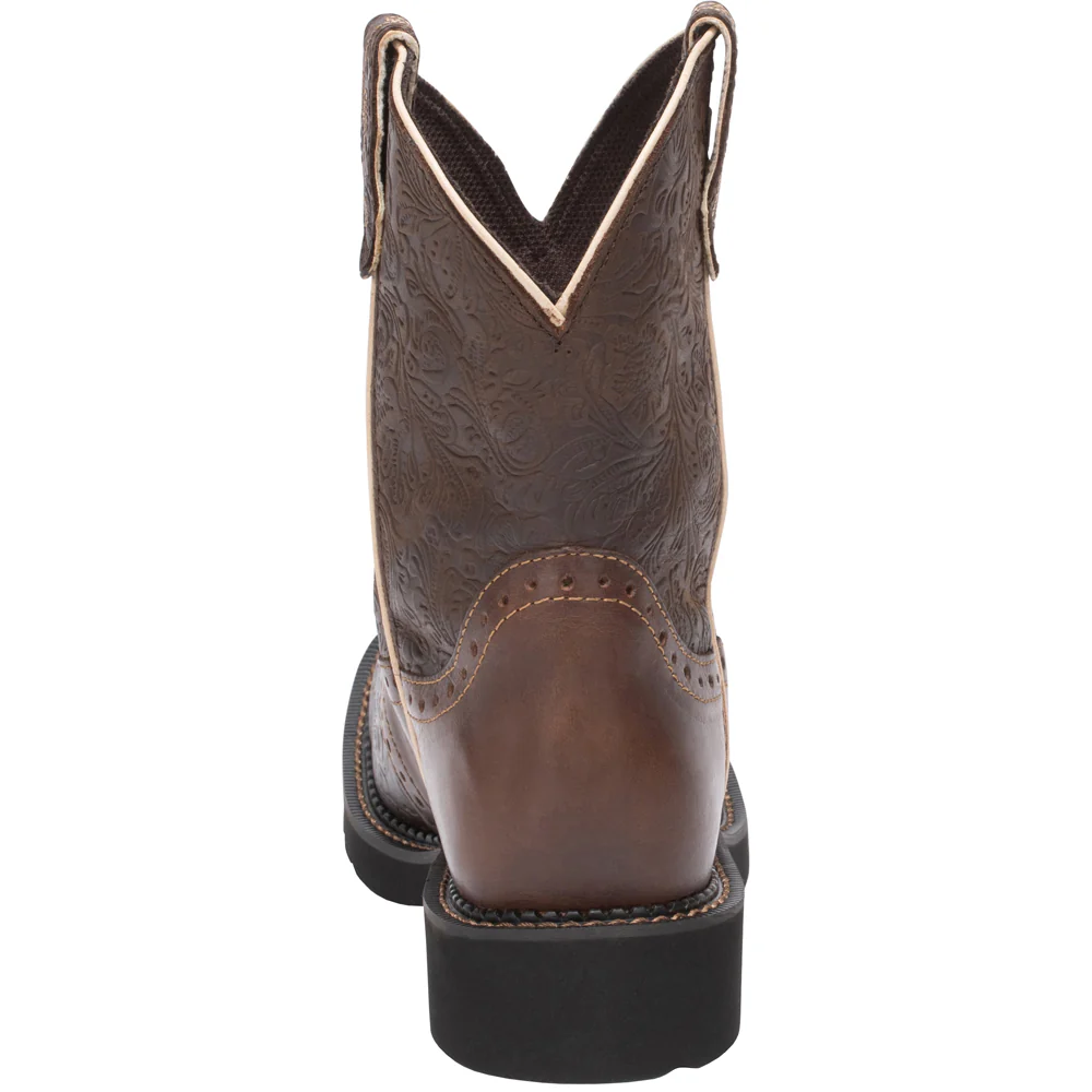 Mandra Square Toe Pull On Cowboy Boots - Image 3
