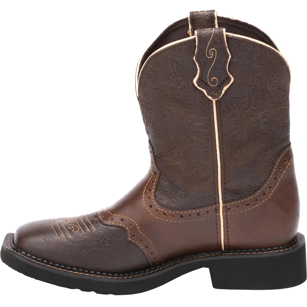 Mandra Square Toe Pull On Cowboy Boots - Image 4