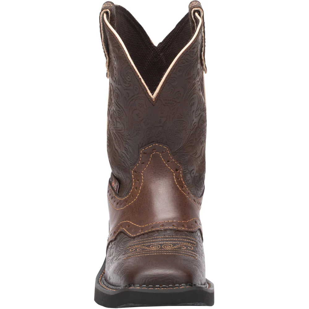 Mandra Square Toe Pull On Cowboy Boots - Image 5