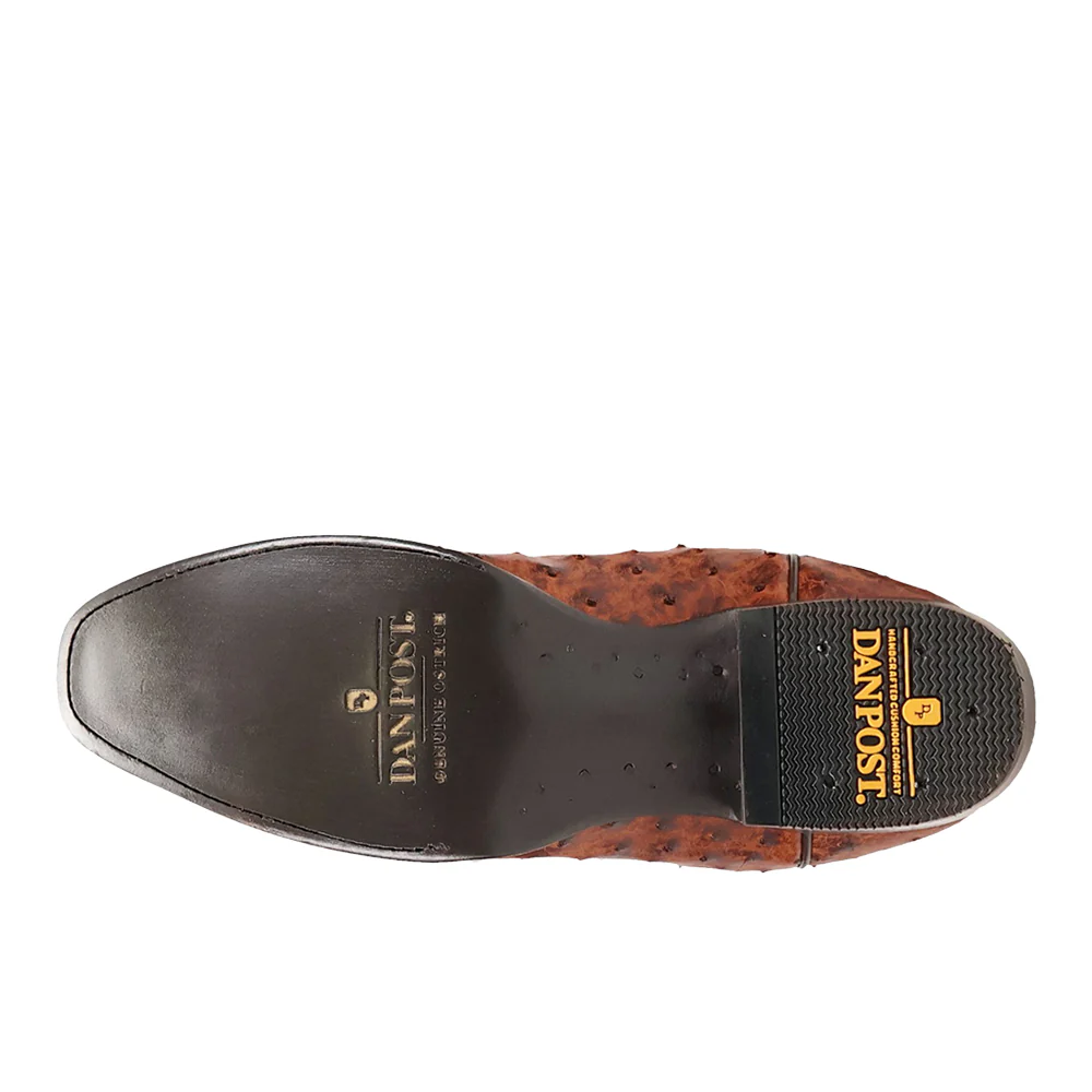 Marco Full Quill Ostrich Pull On Square Toe Cowboy Boots - Image 5