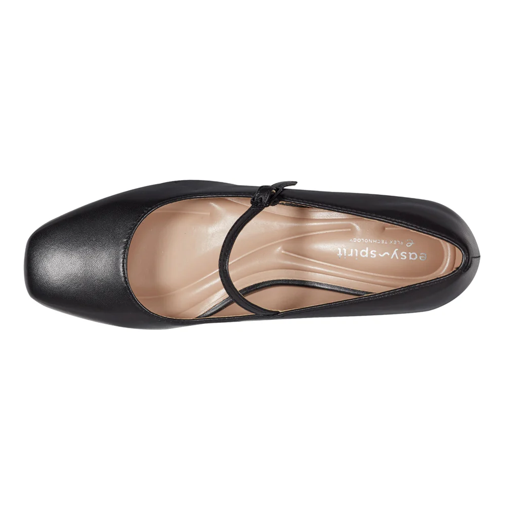 Marlay Mary Jane Square Toe Block Heel Pumps - Image 4