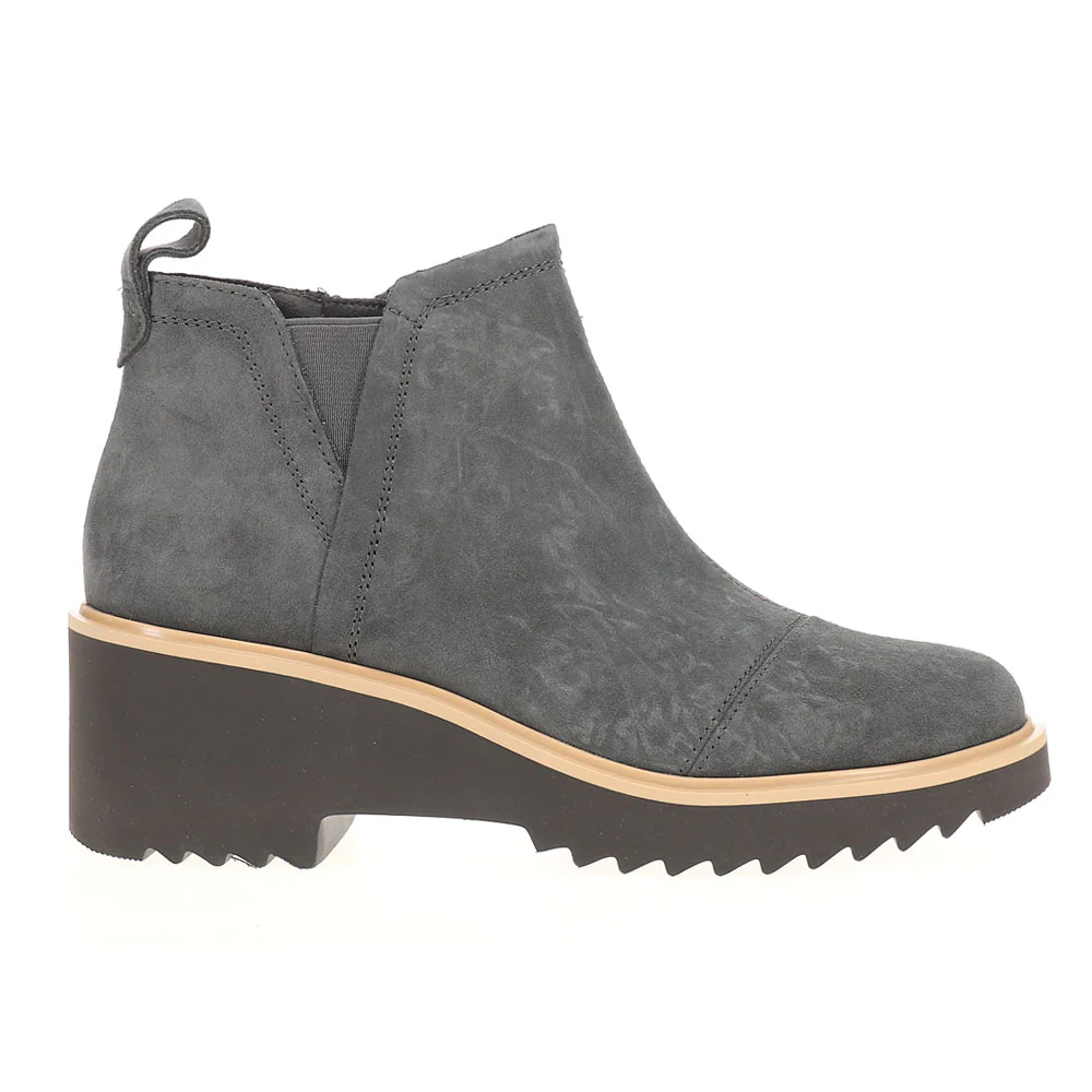 Maude Zippered Wedge Booties
