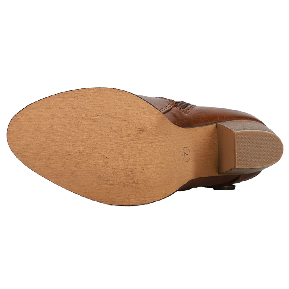 Maybelle Round Toe Zippered Booties - Image 5
