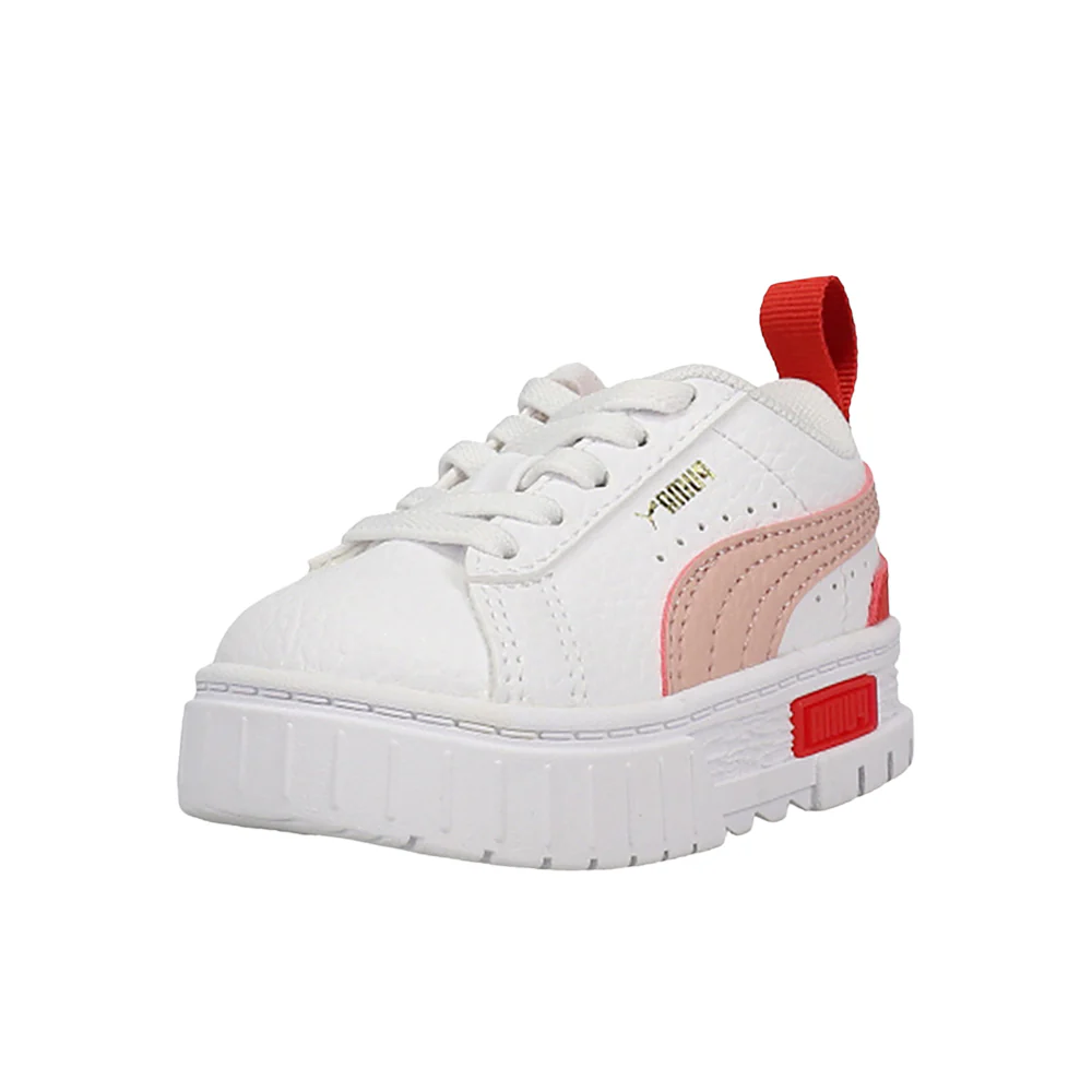 Mayze Leather AC Lace Up Sneakers (Toddler) - Image 2