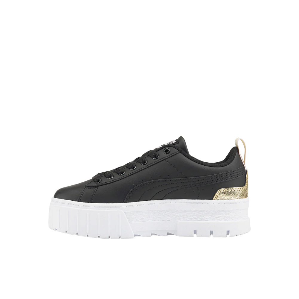 Mayze Shiny Platform Lace Up Sneakers (Big Kid) - Image 3