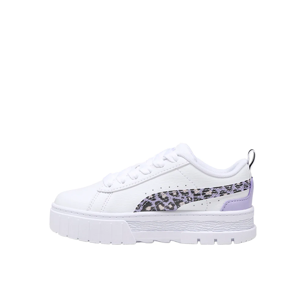 Mayze Wild Leopard Lace Up Sneakers (Little Kid) - Image 3
