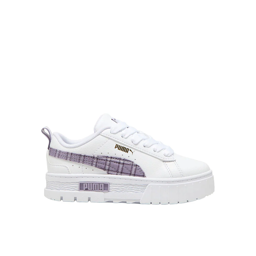 Mayze Winter Tartan Lace Up Sneakers (Little Kid)