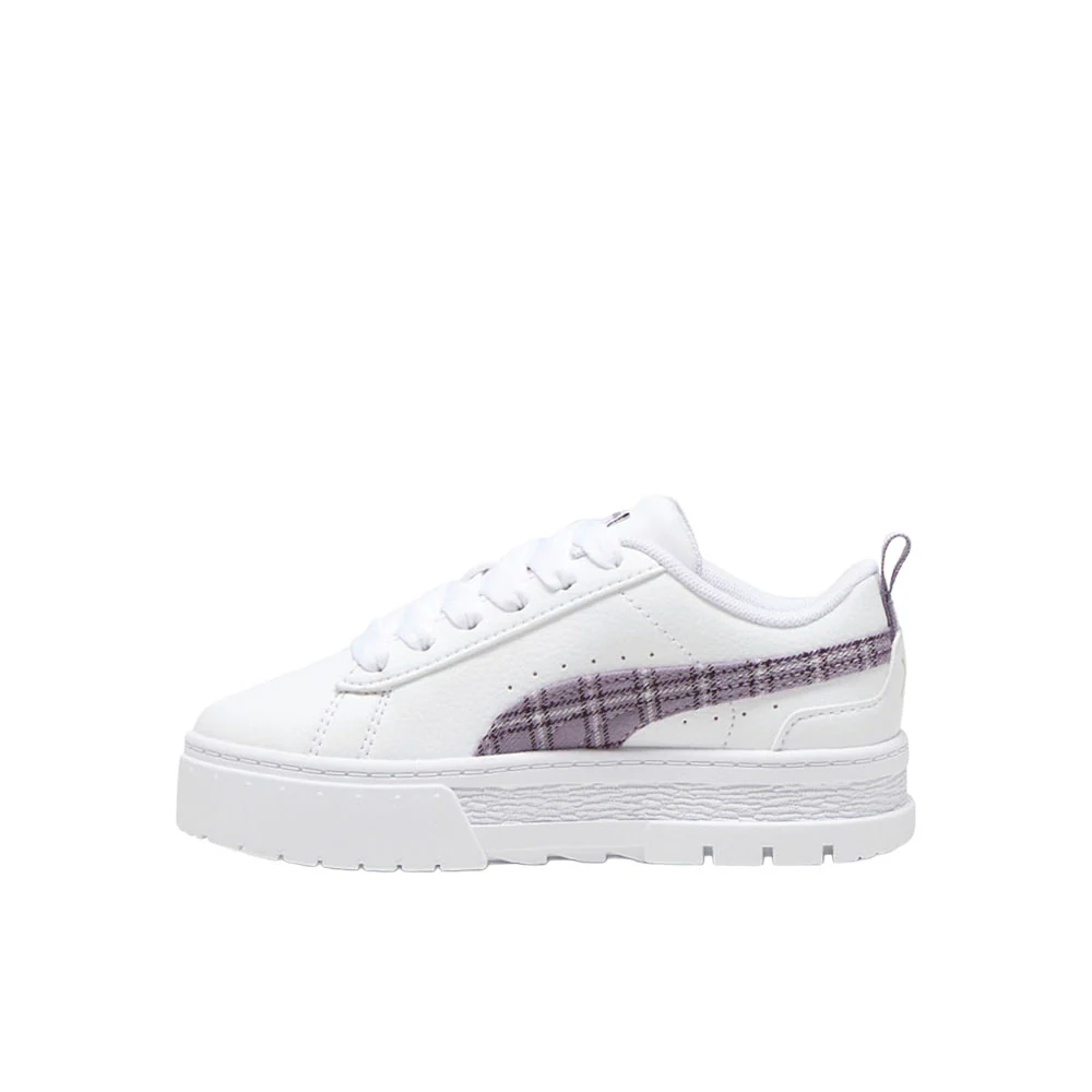 Mayze Winter Tartan Lace Up Sneakers (Little Kid) - Image 3