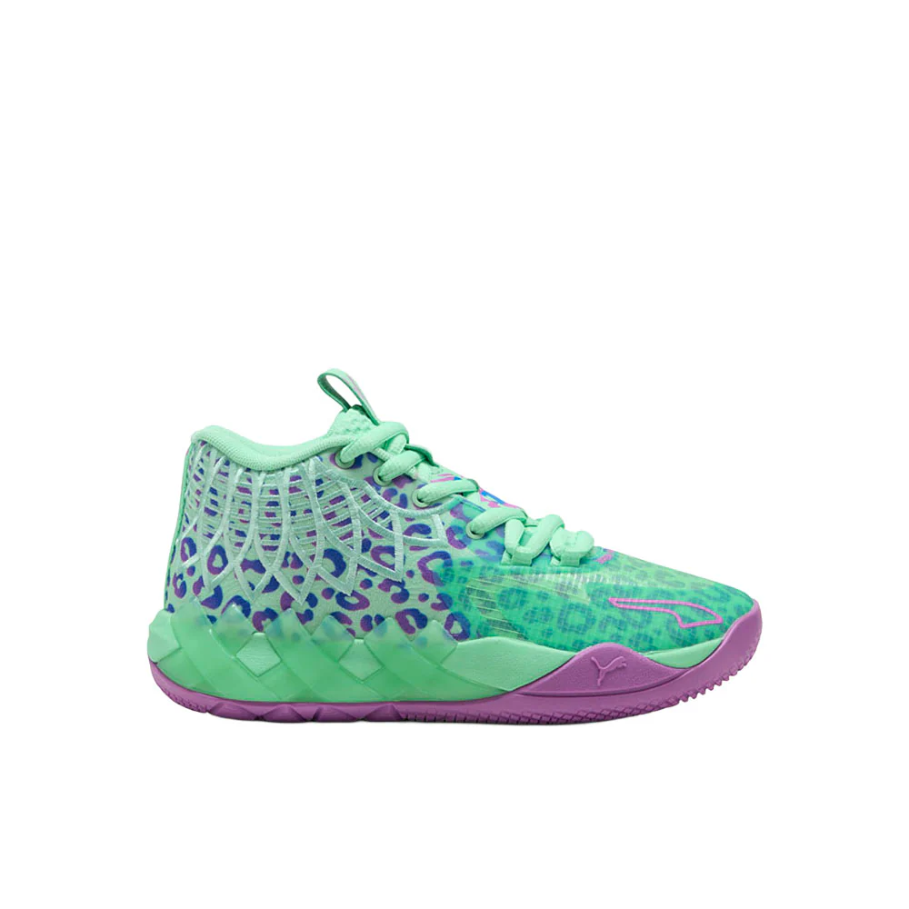 PUMA X LAMELO BALL MB.01 Alien Safari Basketball Shoes (Big Kid)
