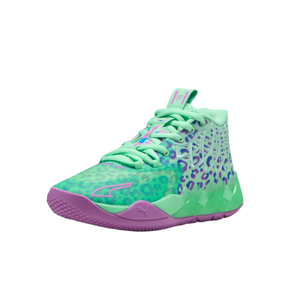 PUMA X LAMELO BALL MB.01 Alien Safari Basketball Shoes (Big Kid) - Image 2