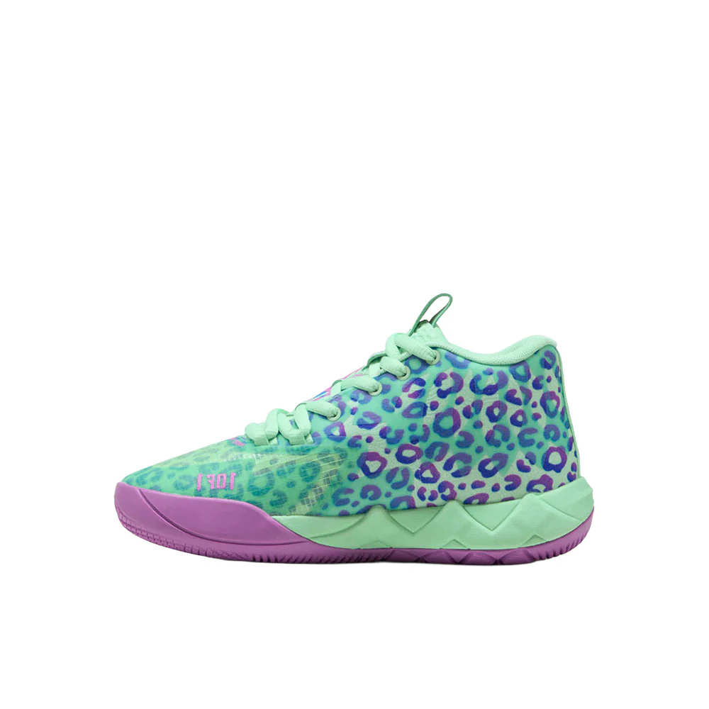 PUMA X LAMELO BALL MB.01 Alien Safari Basketball Shoes (Big Kid) - Image 3
