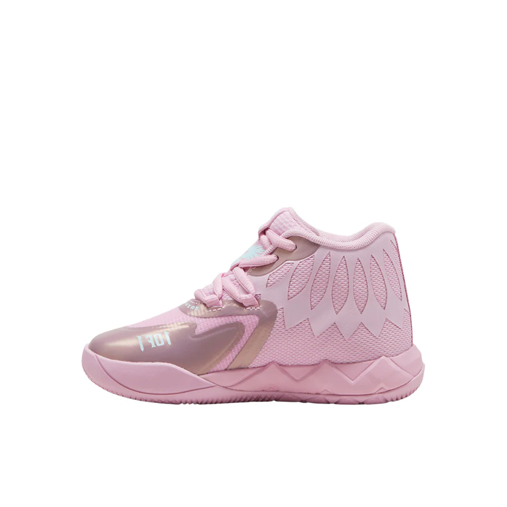 PUMA X LAMELO BALL MB.01 Iridescent Basketball Shoes (Little Kid) - Image 3