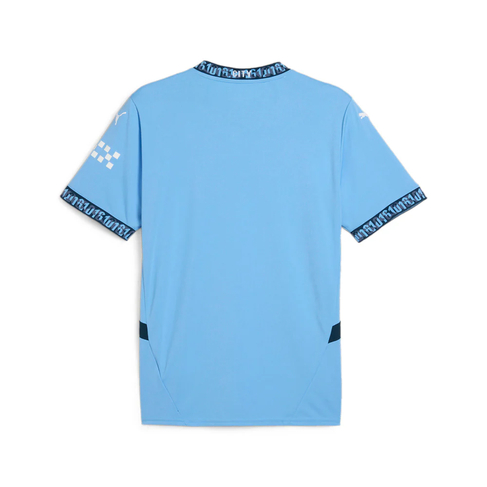 Manchester City F.C. Home Crew Neck Short Sleeve Soccer Jersey - Image 2