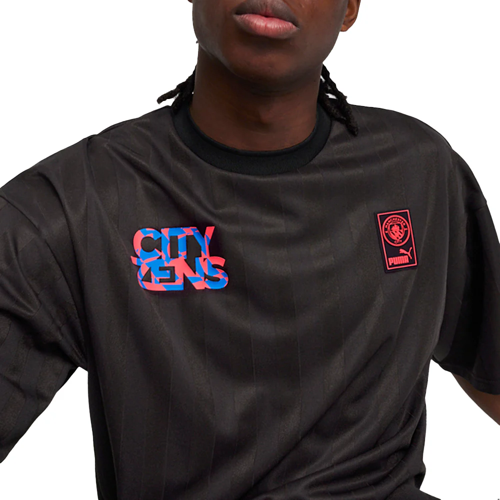 Manchester City F.C. ftblNRGY Crew Neck Short Sleeve Soccer Jersey - Image 5