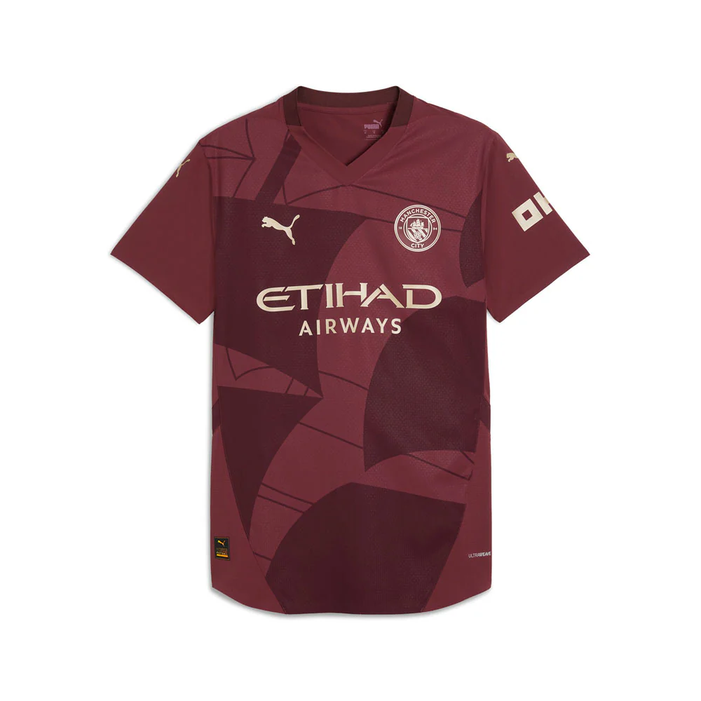 Manchester City F.C. Third V-Neck Short Sleeve Soccer Jersey