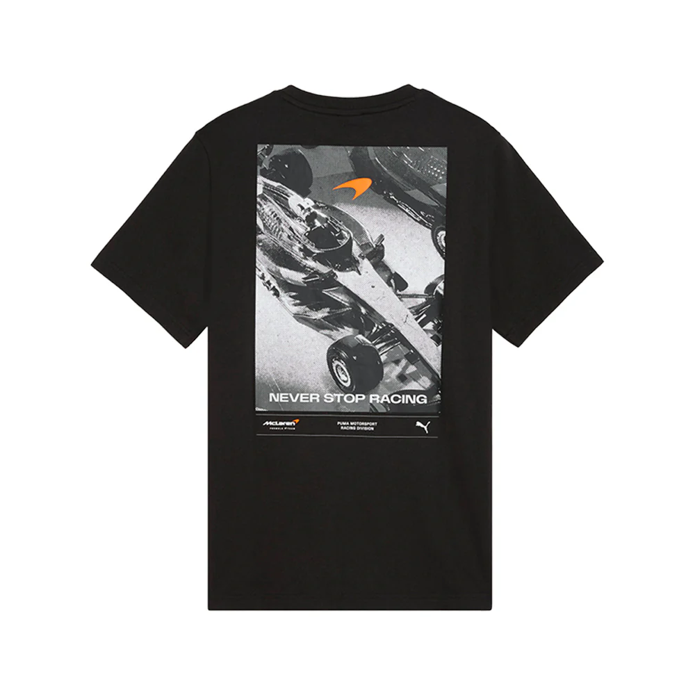 Mclaren Racing Graphic Crew Neck Short Sleeve T-Shirt - Image 2