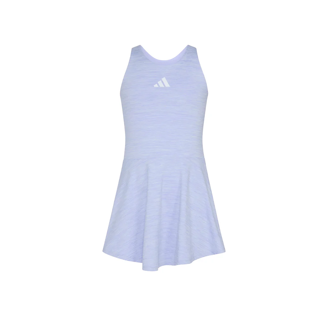 Melange Flounce Sleeveless Crew Neck Dress (Youth)