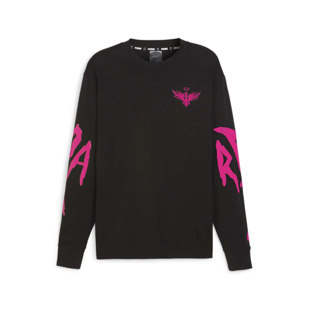 MELO X TOXIC Graphic Crew Neck Long Sleeve T-Shirt