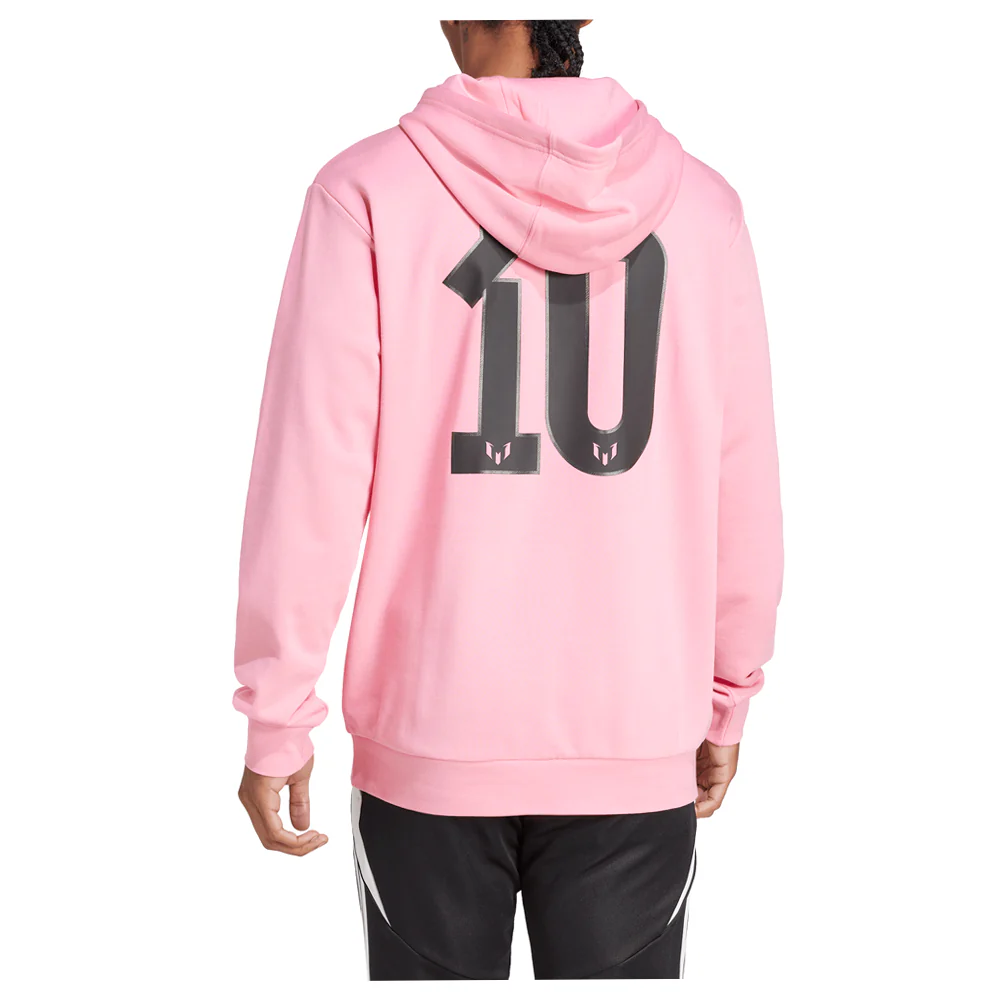Messi Name & Number Graphic Pullover Hoodie - Image 3