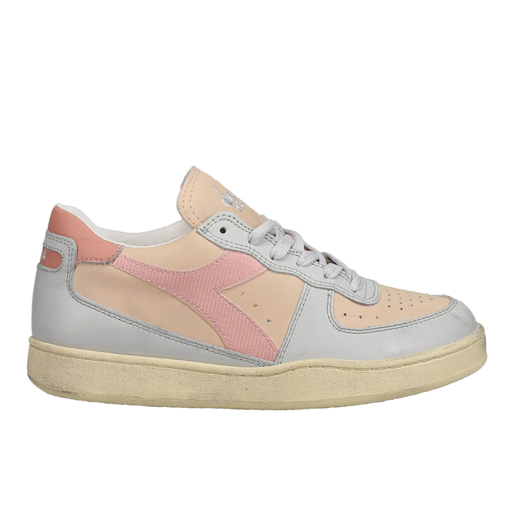 Mi Basket Low Used Lace Up Sneakers