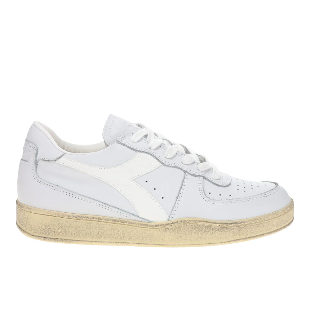 Mi Basket Low Used Lace Up Sneakers