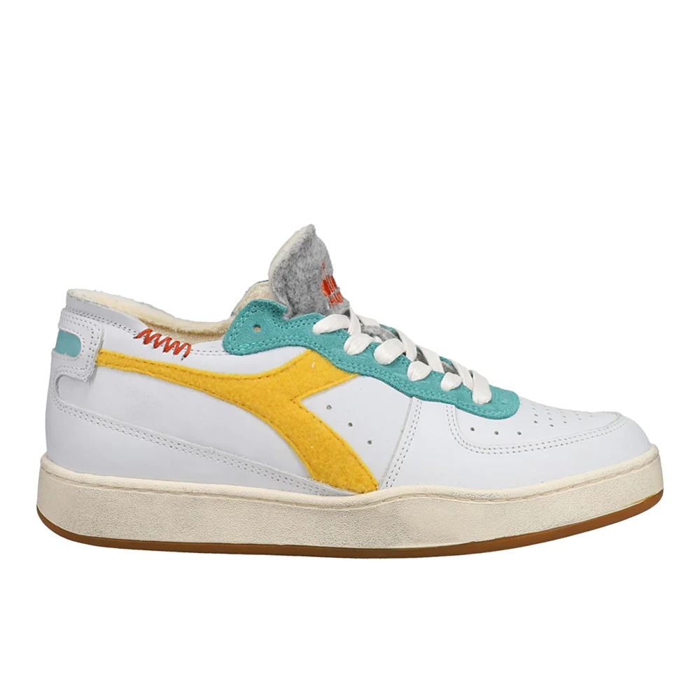 Mi Basket Row Cut Lace Up Sneakers