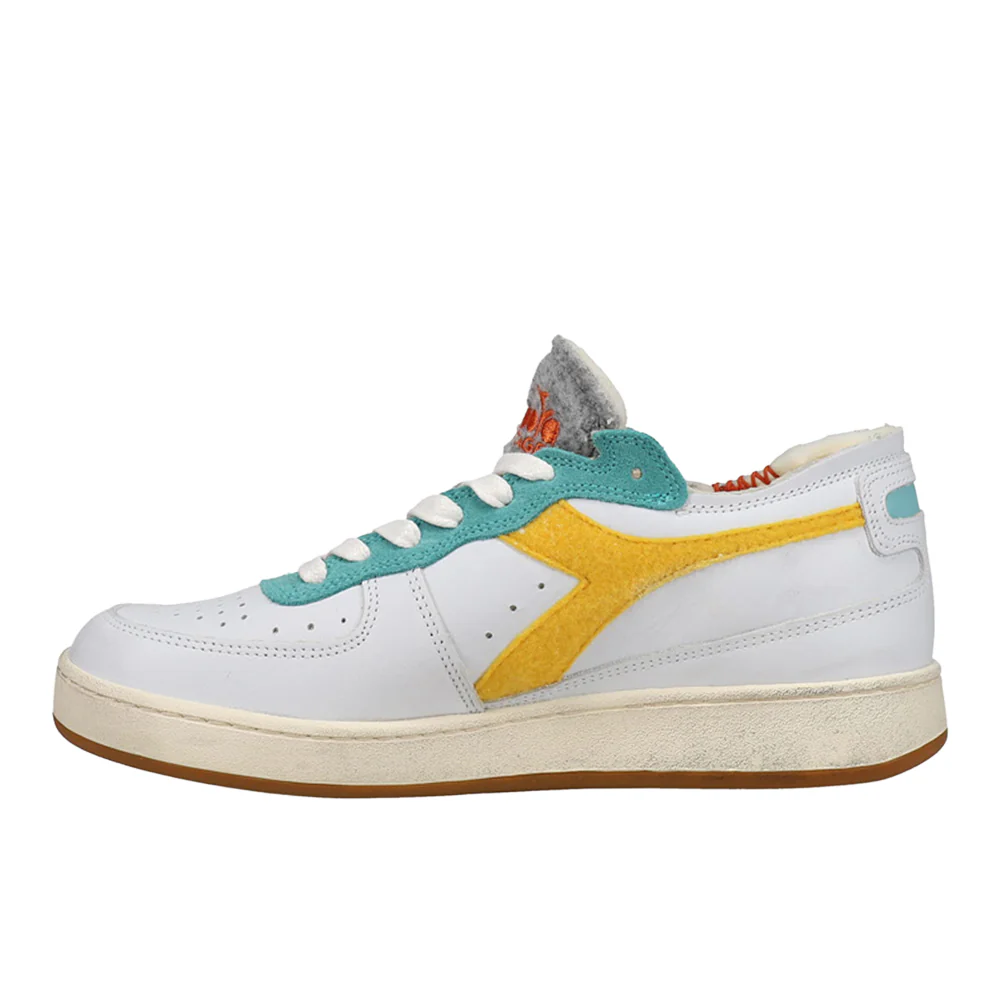 Mi Basket Row Cut Lace Up Sneakers - Image 3