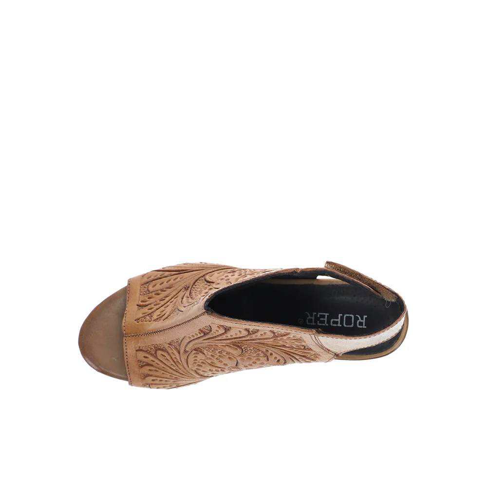 Mika Hook And Loop Block Heel Sandals - Image 4