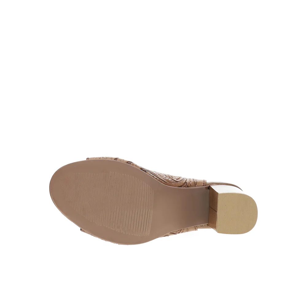 Mika Hook And Loop Block Heel Sandals - Image 5