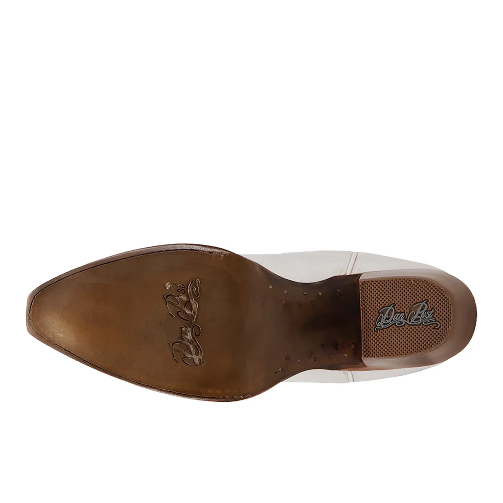 Mila Leather Snip Toe Pull On Cowboy Boots - Image 5