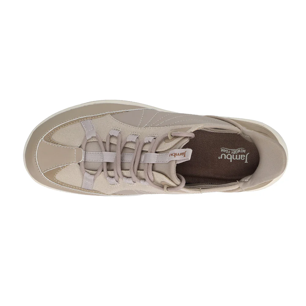 Mina Touchless Wide Lace Up Sneakers - Image 4