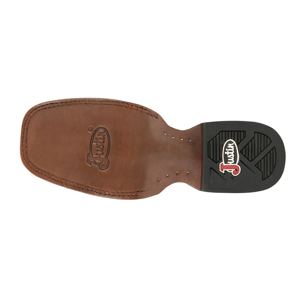 Miss Ellie Embroidered Square Toe Pull On Cowboy Boots - Image 5