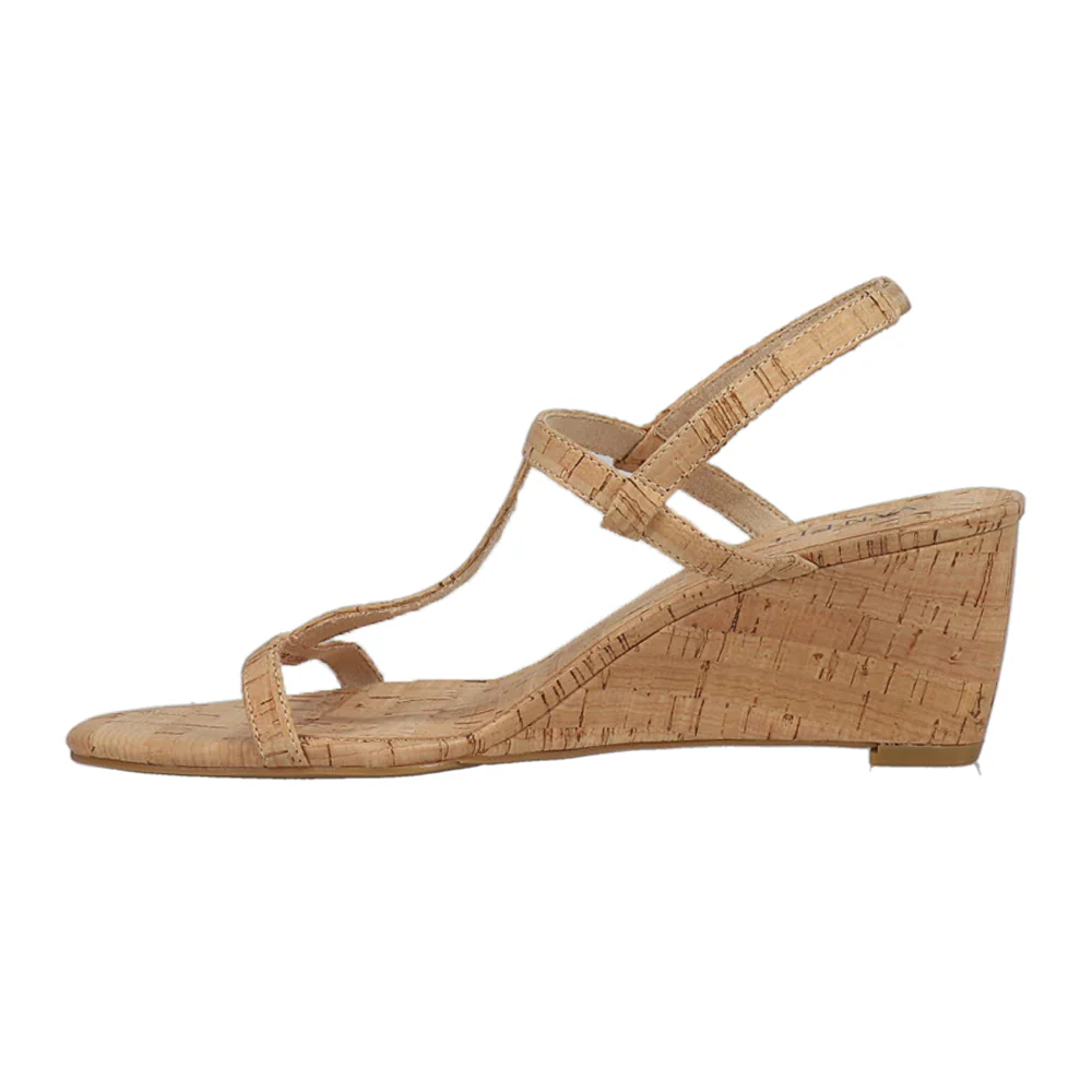 Mohan T-Strap Wedge Sandals - Image 3