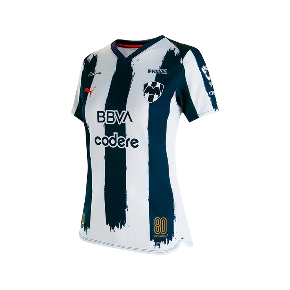 Monterrey Crew Neck Short Sleeve Home Soccer Jersey Replica 25-26 - Image 3