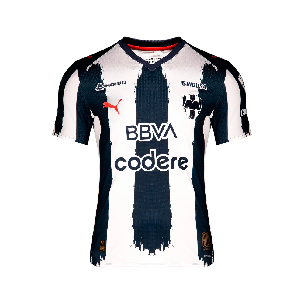 Monterrey Home Promo 25-26 Crew Neck Short Sleeve Soccer Jersey