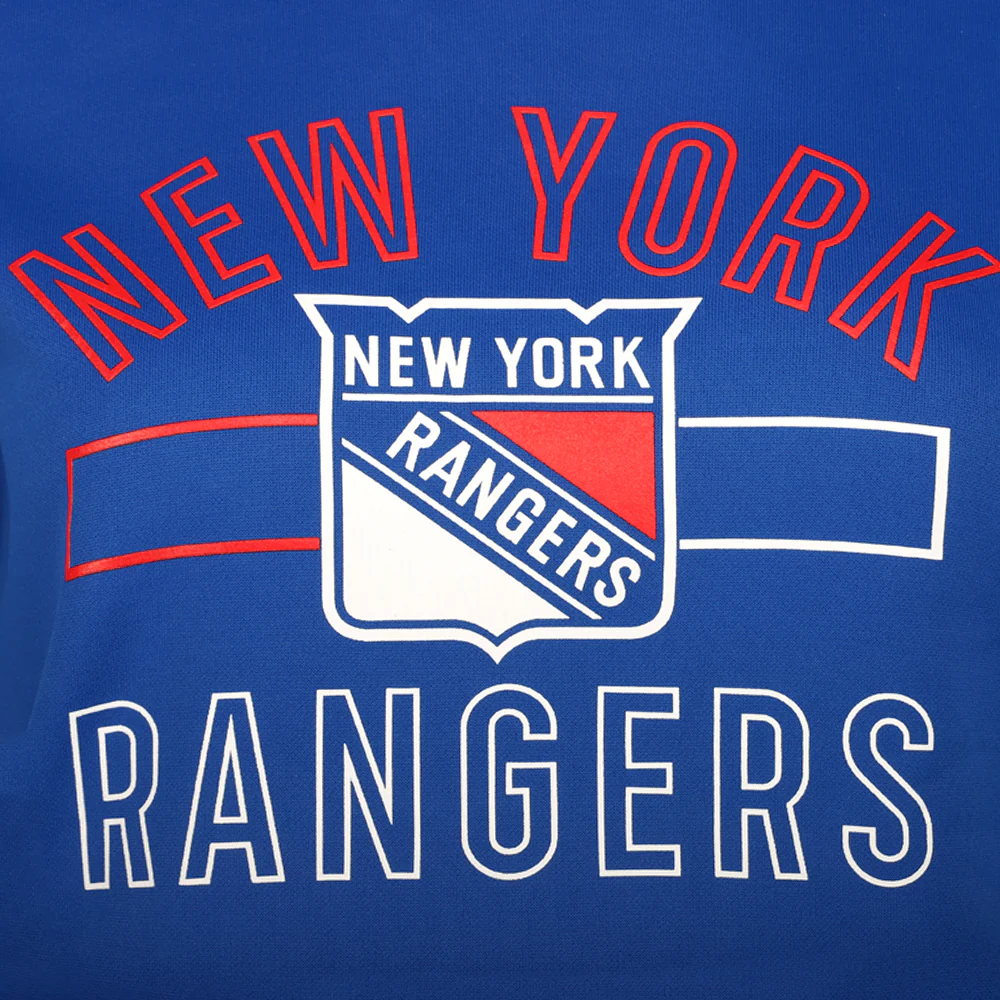 New York Rangers Team Logo Graphic Pullover Hoodie - Image 3