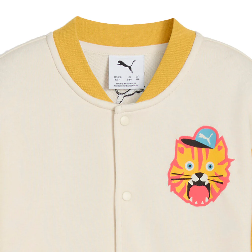 Moody Cat Bomber Button Up Jacket (Youth) - Image 3