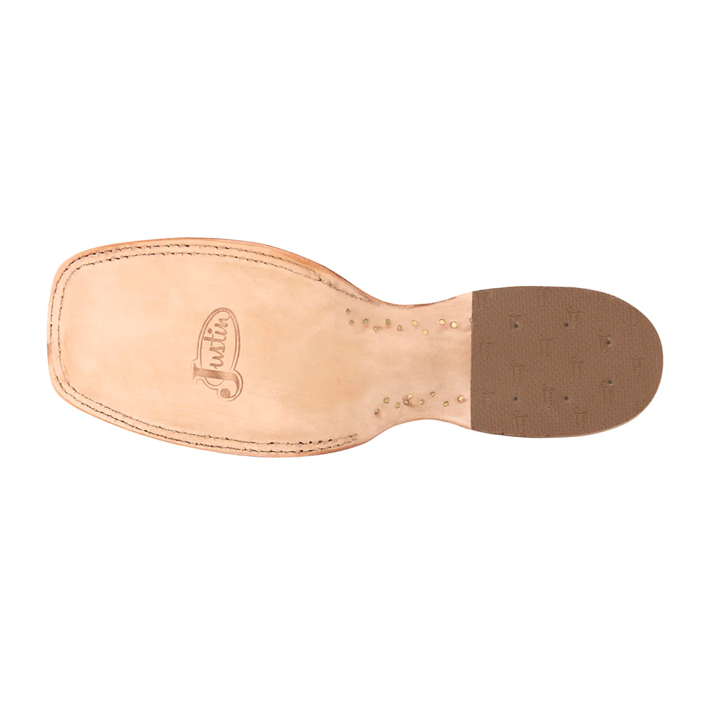 Moseley Full Quill Ostrich Square Toe Pull On Cowboy Boots - Image 5