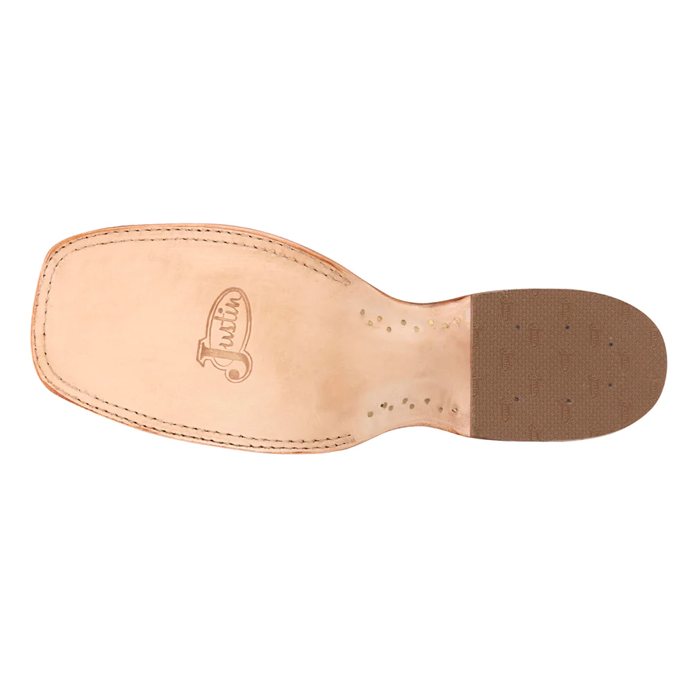 Moseley Full Quill Ostrich Square Toe Pull On Cowboy Boots - Image 5
