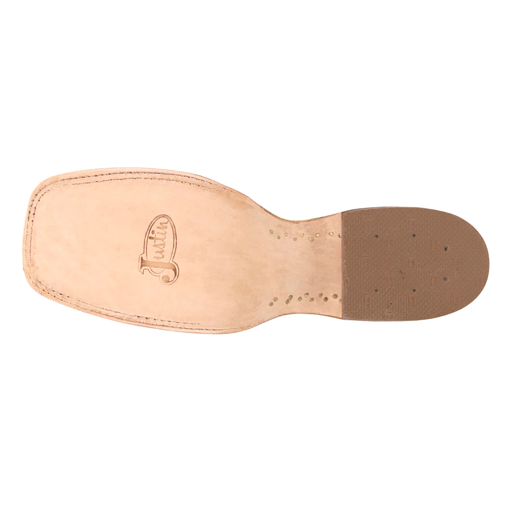 Moseley Full Quill Ostrich Square Toe Pull On Cowboy Boots - Image 5