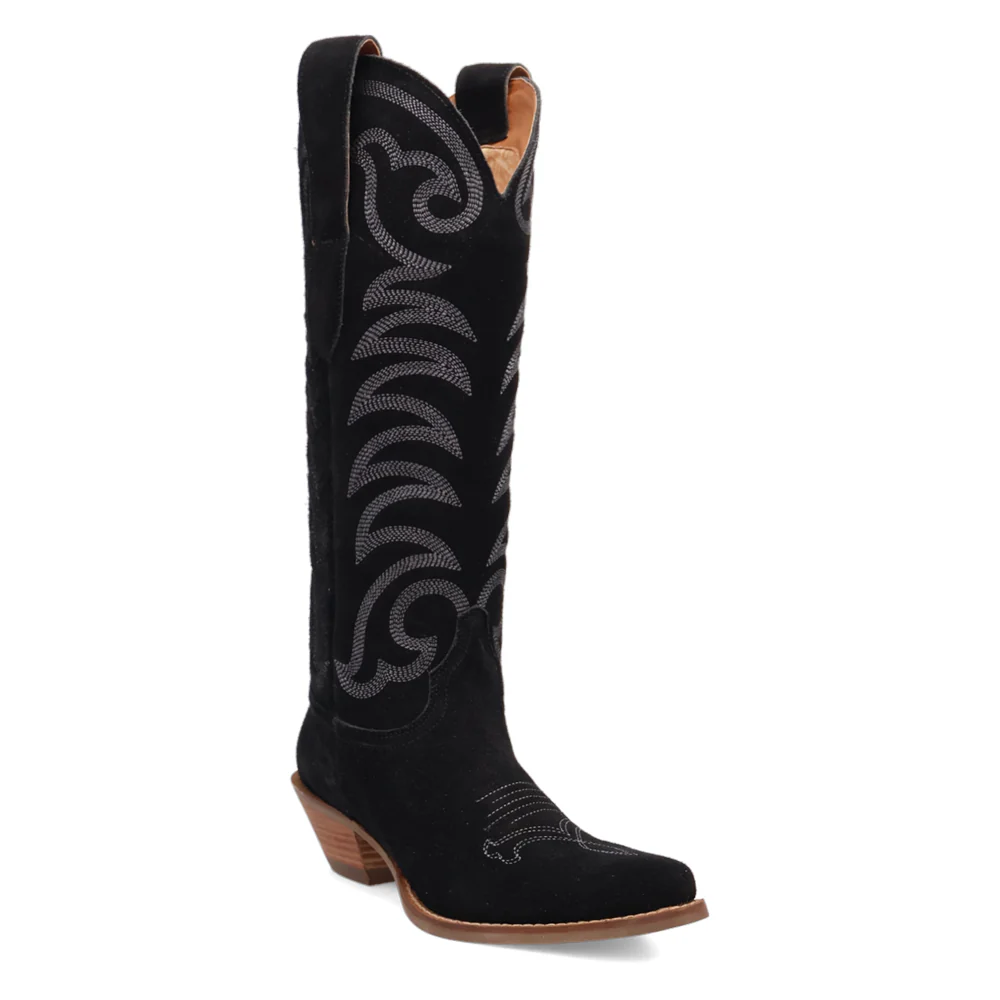 Movin' On Embroidered Snip Toe Pull On Boots - Image 2