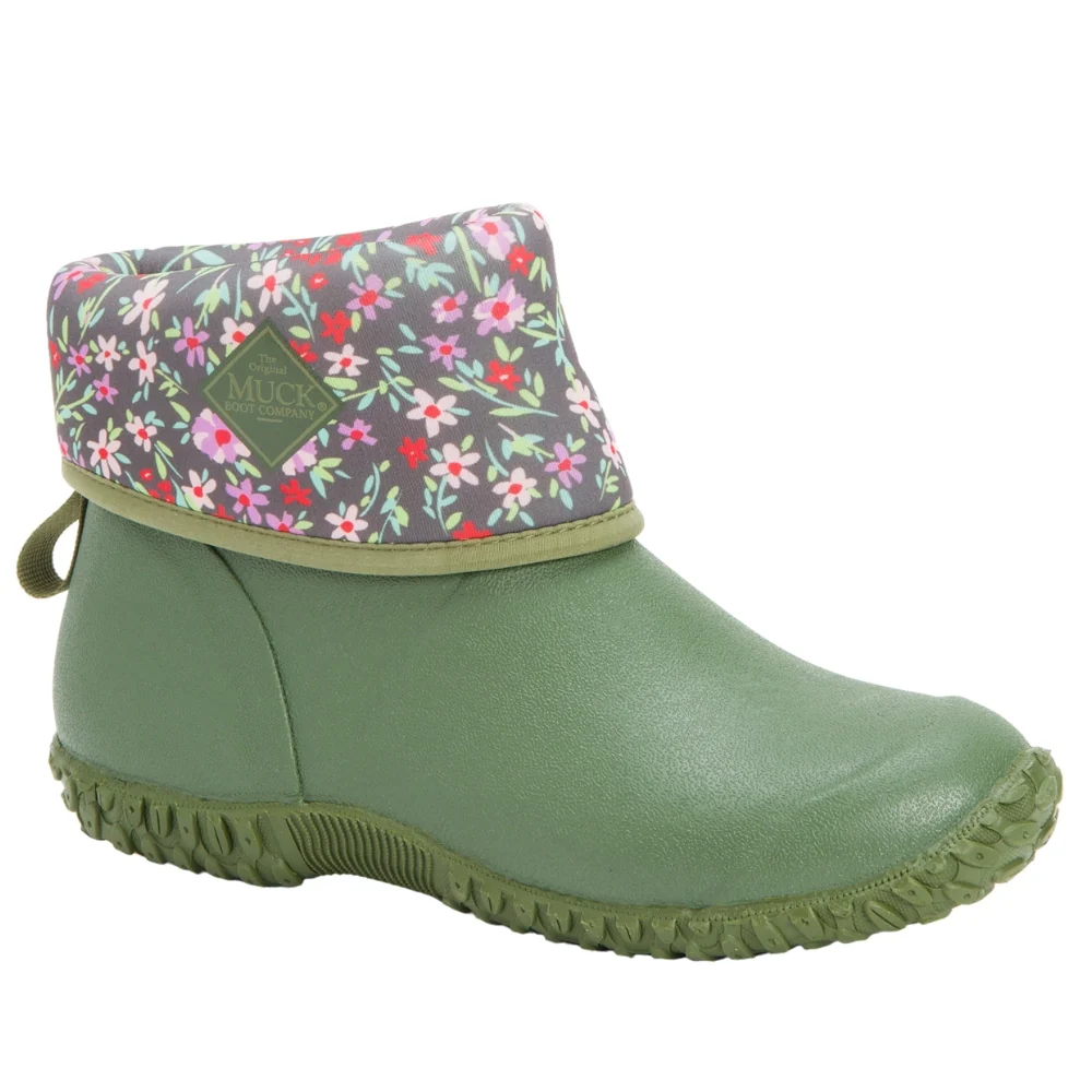 Muckster II Mid Floral Round Toe Pull On Boots - Image 3
