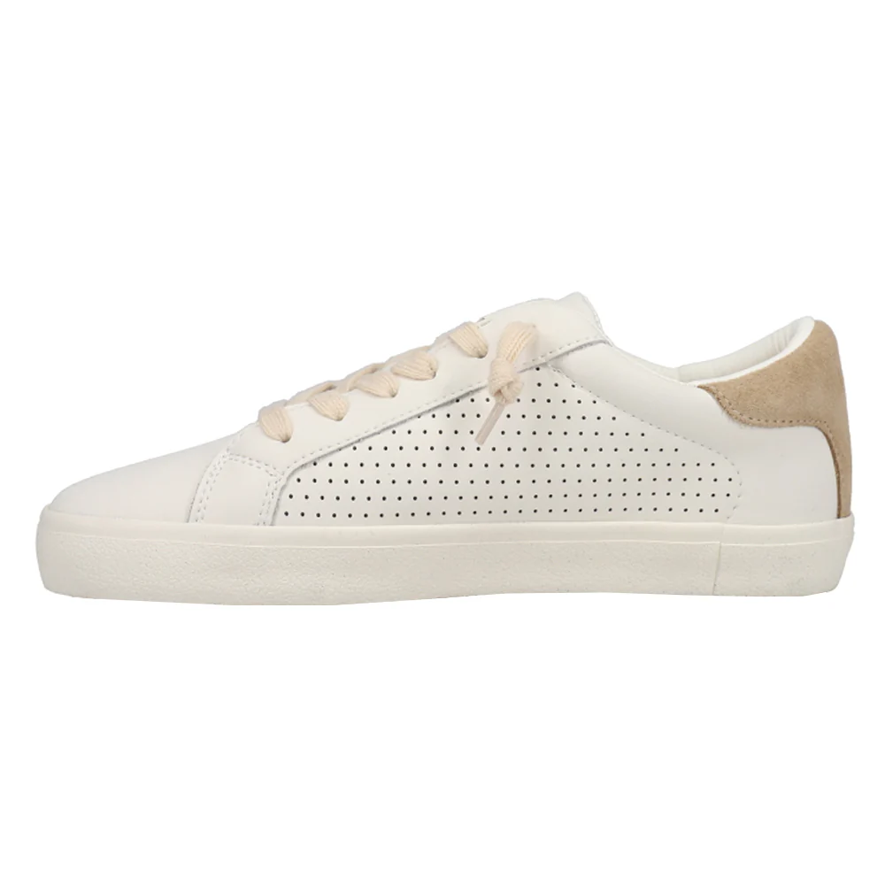 Navy Perforated Slip On Sneakers - Image 3