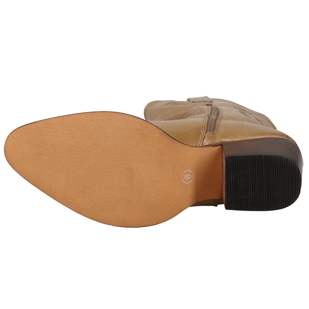 Nettie Round Toe Cowboy Boots - Image 5